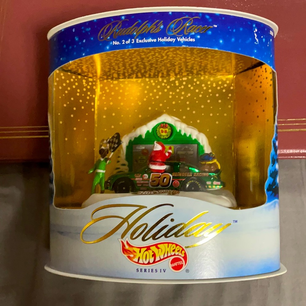 VINTAGE Hot Wheels Holiday,Rudolph Racer, Series IV No 2, New In Sealed Box